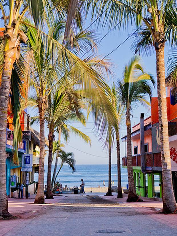 Calles que dan al mar